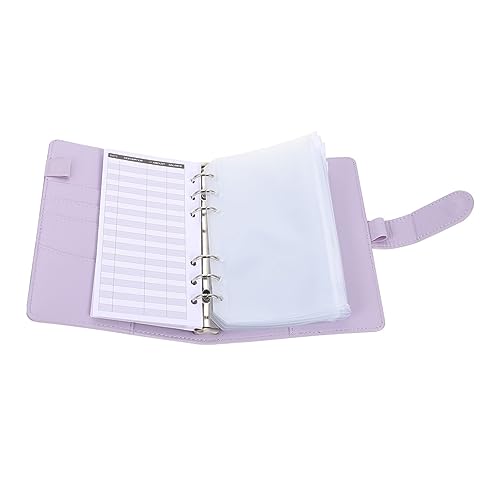 Abaodam エンベロープバインダー 薄型 ブル予算管理手帳 お財整理に 使いやすい活頁仕様 おの管理と貯蓄サポート