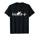EKG Elch Heartbeat Herzschlag Shirt