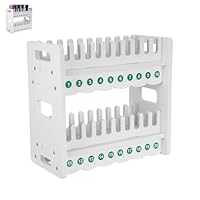 DIYEAH Ständer für mehrere Mobiltelefone – Wasserdichter Handy-Displayständer mit 20 Fächern und Aufklebern 20 – Tisch-Handy-Organizer für den Einsatz auf dem Schreibtisch im