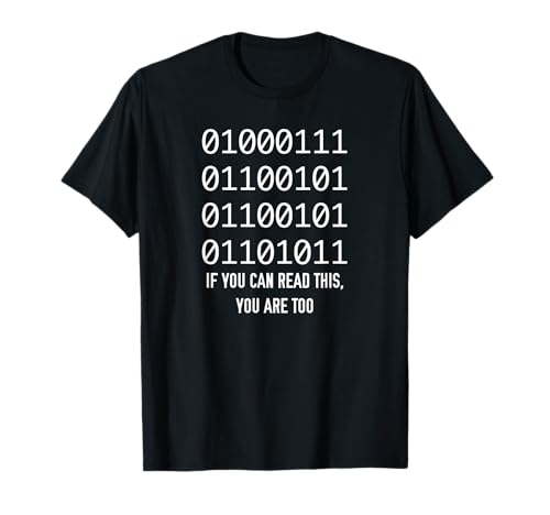 Binary Geek Funny Computer Programming Computer Science T-Shirt
