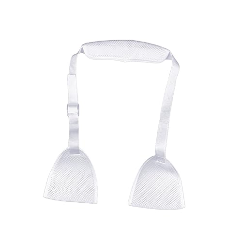 SHERCHPRY Dislocated Arm Sling Shoulder Immobilizer Support Brace for Broken Fractured Arm Comfortable Thickened Pad for Sports and White