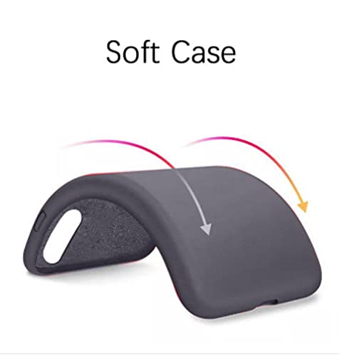 Image of A rtistque Liquid TPU Silicone Matte Shockproof Flexible with Camera Protection Soft Back Cover Case for Vivo X60 5G - Black