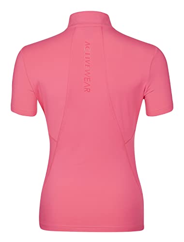 Polo LeMieux My de mujer transpirable color sandía con elasticidad activa 4