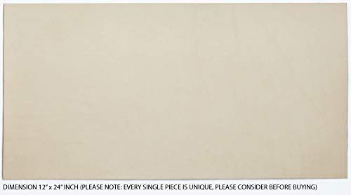CP 113.4-141.7 g Veg Tan Leather - Tooling Leather Sheet - Couro de vaca cru (10 cm x 61 cm)