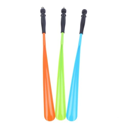 Chausse-pied extra long en plastique lève-chaussures à manche de couleur aléatoire WNBFTTK