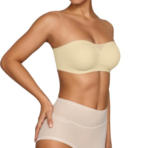 Soutien-gorge sans bretelles qui ne glisse pas en taille L