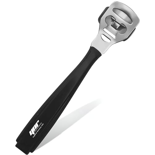 YNR Callus Remover for Feet - Foot File Corn & Callus Remover Pedicure Tool Includes 10 Replacement Heads Heel Scrubber & Scraper Corn Remover for Feet | (Black)