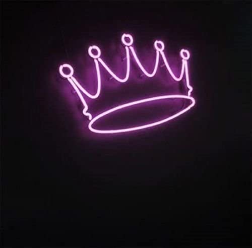 Purple Imperial Crown (Various sizes) CUSTOM Design Decorated Acrylic Panel Handmade Man Cave Neon Sign Light Handmade LED Neon Tubing Signs