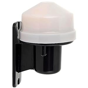 National Lighting Electronic Dusk to Dawn Photocell Sensor Outdoor Weatherproof Light Switch IP44 Rated