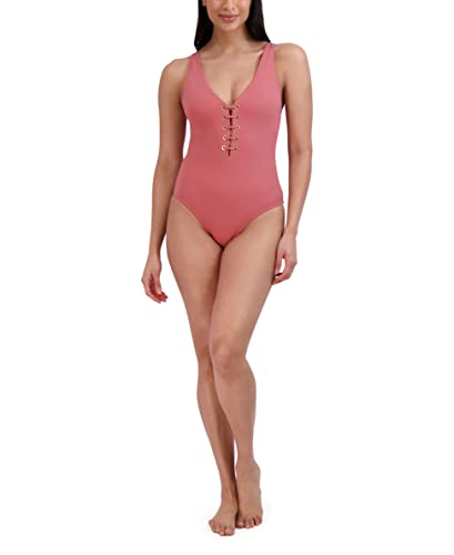 Maillot de bain ventre plat BCBGMAXAZRIA une pièce lacet