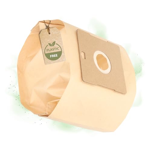 10 sacchetti di carta filtrante, compatibili con aspirapolvere AmazonBasics 3 l, compatibile con Amazon Basics W11, Swirl Y101, Menalux 4000, VCB43B1-70EU4