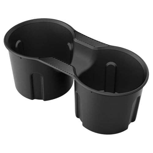Spigen Cup Holder Insert Relaxed Grip for Tesla Model Y (2021-2024) & Model 3 (2021-2023) [Not Compatible with Model Y Juniper (2025/26) and Model 3 Highland (2024/25) - (Up to Trenta Cups)