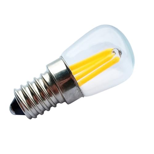 Fengyan Bombillas domésticas, Paquete de 50 bombillas LED de filamento, DC12V/24V, T22B BA15D/E12, 3 W, sin luz estroboscópica, for lámpara colgante. Iluminación doméstica(2200K yellow,12V E12)