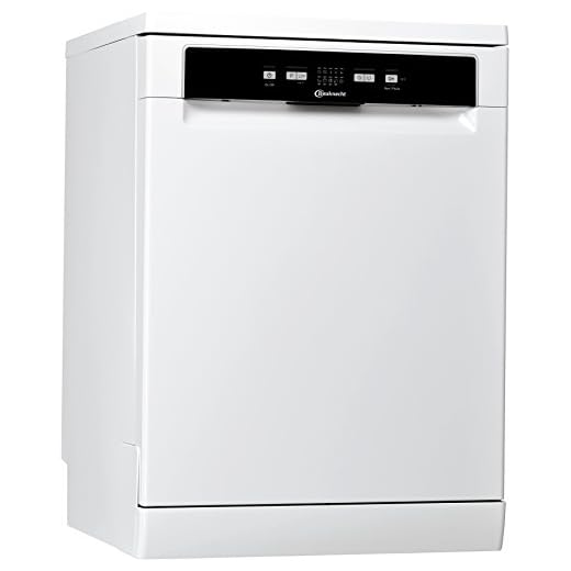 Bauknecht BFE 2B19 Freistehender Geschirrspüler 60 cm / Startzeitvorwahl / 5 Standardprogramme/ Expressprogramm / Option Halbe Beladung / Vollwasserschutz