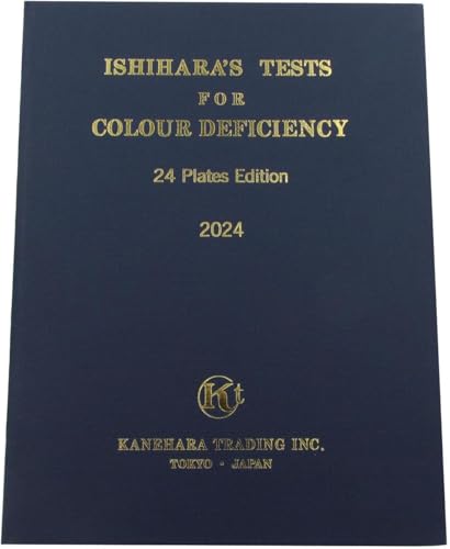 KASHSURG Ishihara Test Chart for Colour Deficiency-24 Plates - 2024_146_Pack of 2