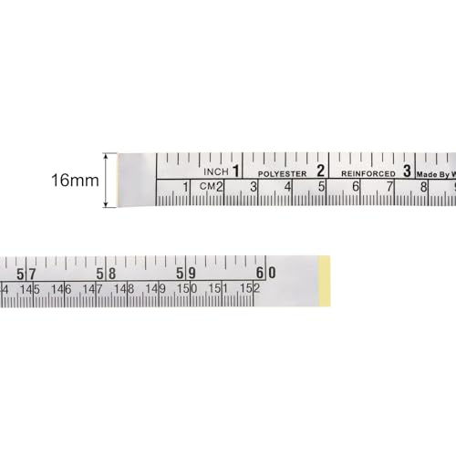 uxcell cinta métrica adhesiva 152 cm 2 unidades miniatura 3