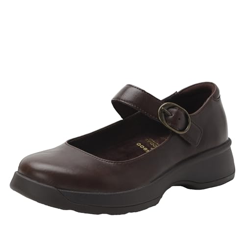 Image of Alegria Women's Jazmine Leather Mary Jane Comfort Loafer