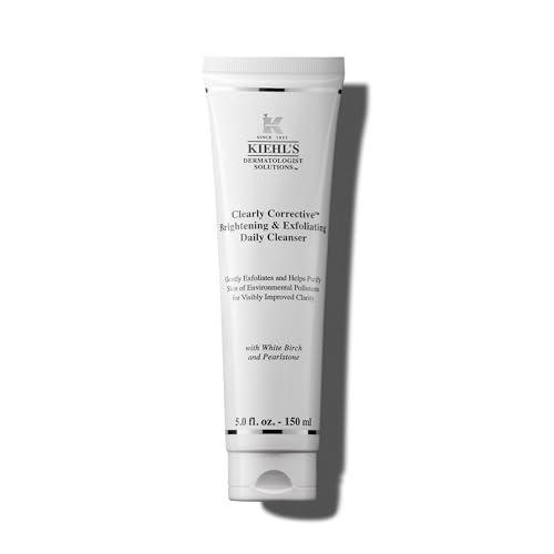 Kiehl's Clearly Corrective Brightening & Exfoliating Daily Cleanser, Gentle Face Wash for All Skin Types, 150Ml