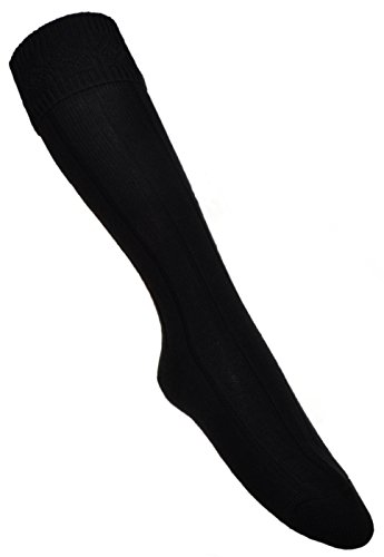 Preisvergleich Produktbild Schwarze KILT Socke- Vielzahl an Größen erhältlich
