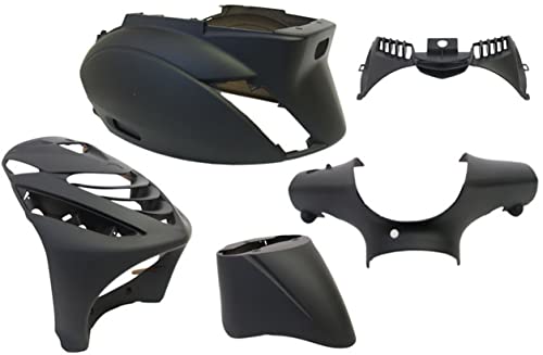 Kit de carénage Piaggio Zip 2 SP LC 5 pièces Noir mat