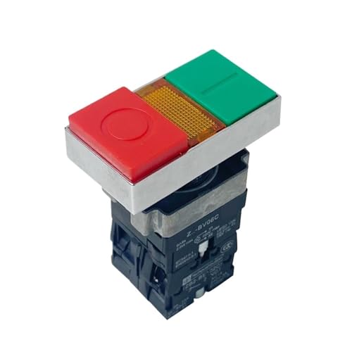 Interrupteur à bouton-poussoir XB2 bicolore rouge-vert 22mm réinitialisation momentanée