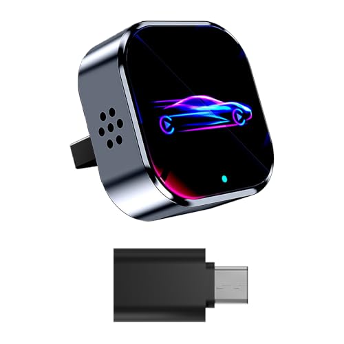 LULEENEMO Wireless CarPlay Adapter 2025 Upgrade Wired CarPlay to Wireless, Mini USB Design for Cars with Built-in Wired CarPlay Plug and Play Easy Use Fast Stable Connection Car Play for iPhone