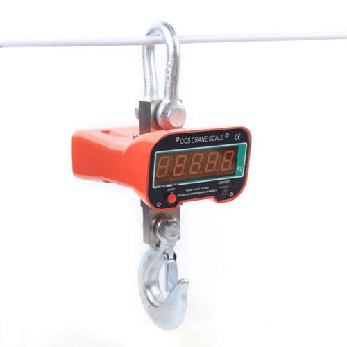 Báscula colgante digital industrial 3T color naranja miniatura 1