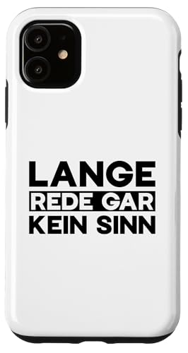 Lange Rede Gar Kein Sinn �h�C�c�� �ʔ��� ���� �X�}�z�P�[�X iPhone 11 �p