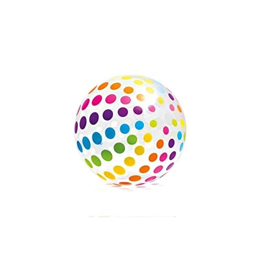 Intex 59065NP - Pelota hinchable gigante círculos de diámetro 107 cm, 3 años