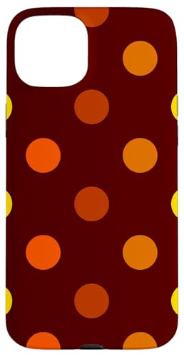 Pola Dots �u���E�� �H �� ���K �H �X�}�z�P�[�X iPhone 15 Plus �p