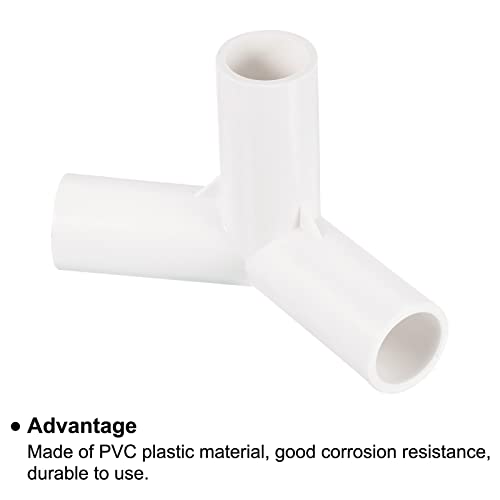 PATIKIL 20mm PVC Pipe Fittings, 1 Pack 3 Way Elbow Water Tubing Joint Connectors Adapters for Garden Irrigation Home Aquarium - Image 4