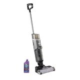 Shark HydroVac Akku-Nass-Trockensauger, kabelloser Staubsauger und Hartbodenreiniger mit Wischfunktion und Ladestation, bis 88,5 m², selbstreinigender Wischsauger, mit 1,5l Reinigungsmittel, WD210EUCP