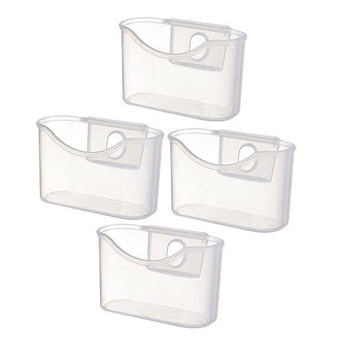 Alipis 4 Pezzi Organizer per Frigorifero Contenitori per Salse e Accessori Design Muro Rimovibile per Organizzazione Cucina e Ufficio