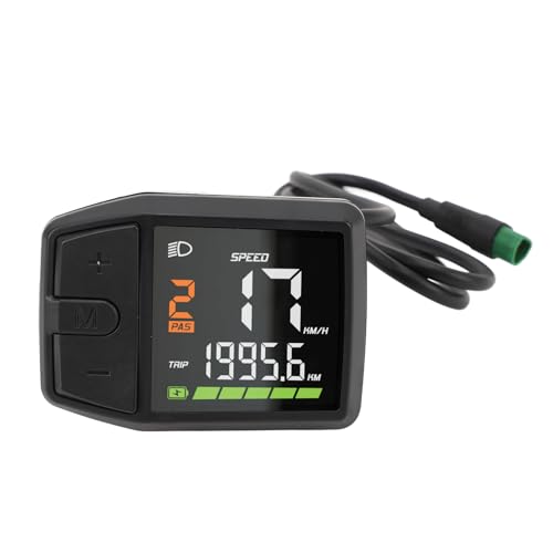 Electric Bike LED Display Speed Meter, 24V 36V 48V Meter with IP65 Water Rating for Outdoor