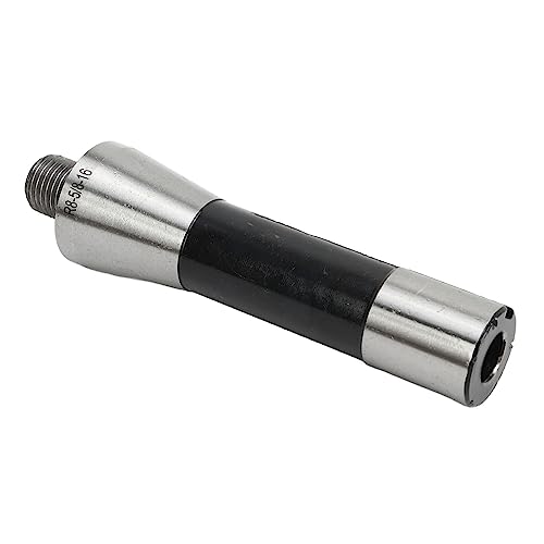 Eje Portabrocas para Torno, Aplicación Amplia R8‑5/8‑16 Fácil Instalación Conexión Firme Eje Portabrocas Roscado de Acero Al Manganeso para Máquina Roscadora