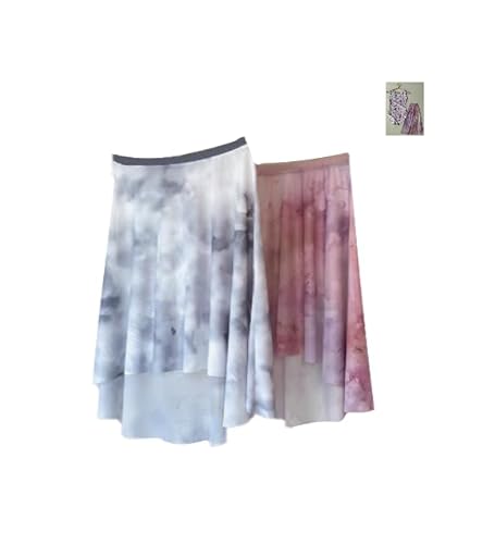 プロダンス ブラックピンクマーブル バレエスカート PSL014MA