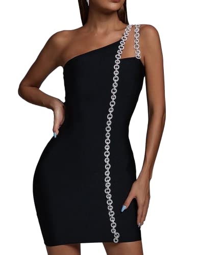 strapless open back dress Sharmane Black Mini Dress