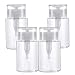 4PCS Dispensador de Bomba Removedor, Dispensador para Quitaesmalte , Botella de Líquido Removedor Vacía, Dispensador de Bomba para Esmalte de Uñas, Botella de Líquido de Tóner