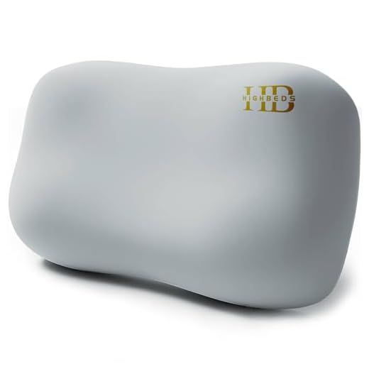 HighBeds Cervical Neck Pillow for Neck Pain Relief- Memory Foam Pillow for Side and Back Sleepers, BASF Support with Ergonomic Pillow
