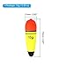 PATIKIL 0.35oz Fishing Slip Bobbers, 4 Pack EVA Fishing Float for Sea Fishing Freshwater, Yellow