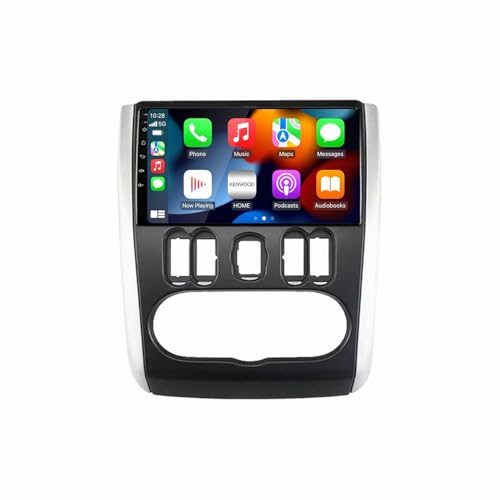 Radio de coche Nissan Almera para viajar con Carplay inalámbrico y mapas satelitales