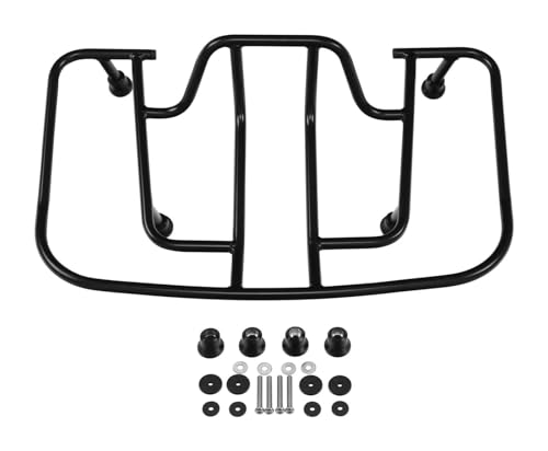 オートバイリアラゲッジラック 用 ゴールド 用 ウイング 用 GL 1800 2001-2017 用 トランクレール バイク 用 リアラゲッジラック スーツケース棚 取り外し可能(Beige)