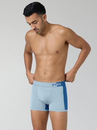 Image of XYXX Men's Underwear Dualist IntelliSoft Micro Modal Trunk Pack of 2