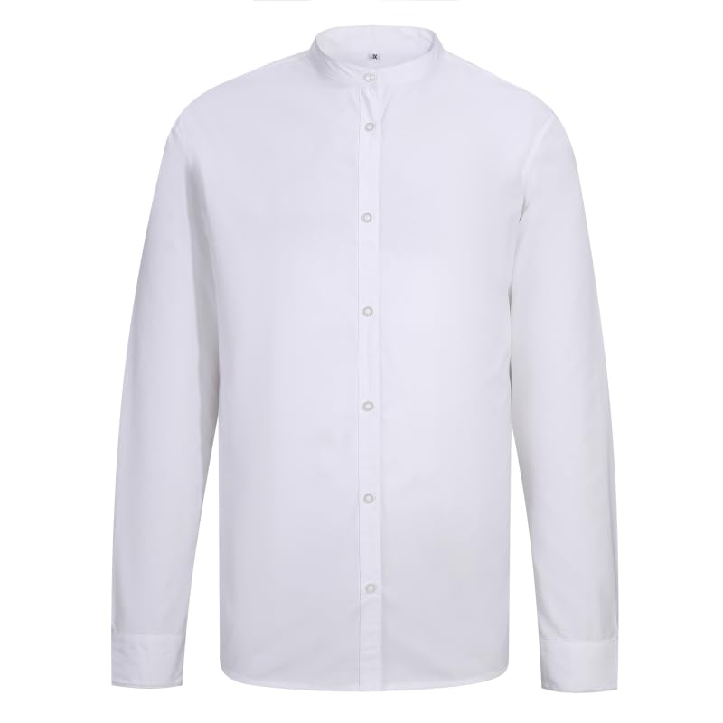 MISEMIYA - Camisa Camarera Mujer con Mangas LARGAS - Uniforme HOSTELERIA Mujer - 7271 - XL, Blanco