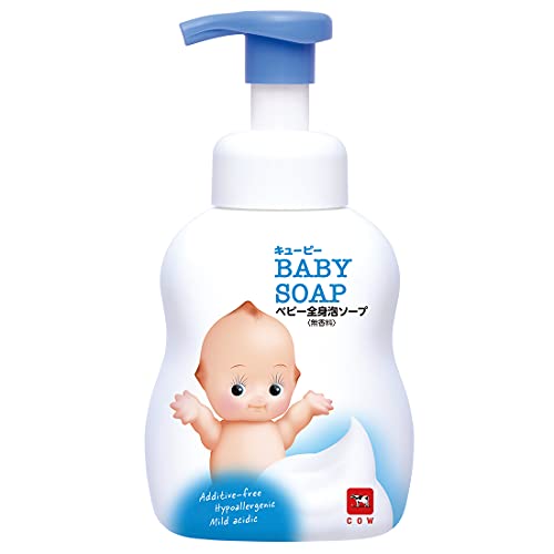 Kewpie Baby Body Soap (Bubble Type) with Pump 400ml by CowCo