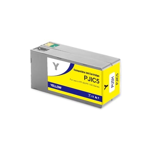 Cartouche PJIC5 PP50 PP100 jaune C13S020451 compatible DiscProduce