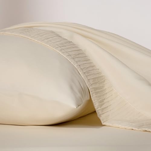 Image of Bedsure Twin XL Sheets Dorm Bedding - 3 Pieces Soft Extra Long Twin Sheets, Breathable & Cooling Bed Sheets Set, Oeko Tex, Easy Care Microfiber for Women, Men, Light Beige