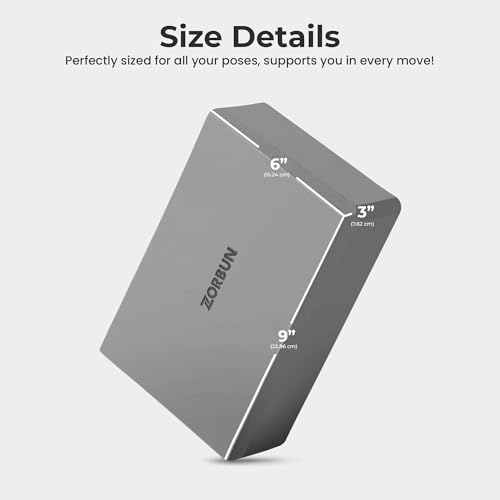 Yoga Block Set of 2 - High Density EVA Foam Blocks - Anti-Slip Yoga Brick with eBook - Perfect for Pilates, Exercise, & Meditation - Image 6