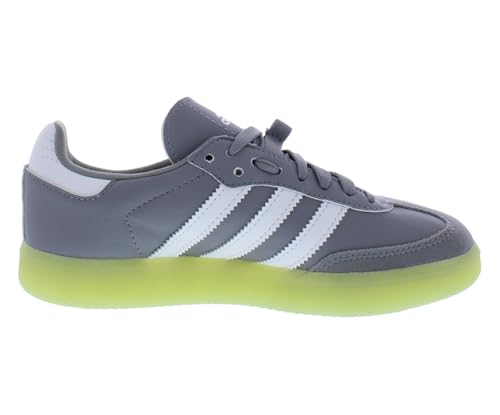 adidas The Velosamba Vegan Unisex Shoes Size 6, Color: Grey Three/Cloud White/Pulse Lime3
