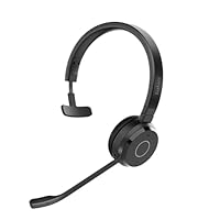 Jabra Evolve 65 TE Wireless Mono Headset Teams Cert - Passive Noise Cancelling USB A Booster - On Ear Bluetooth Headphones with Noise Canc Boom Mic - Clear Voice Calls - Lightweight Outstanding Audio